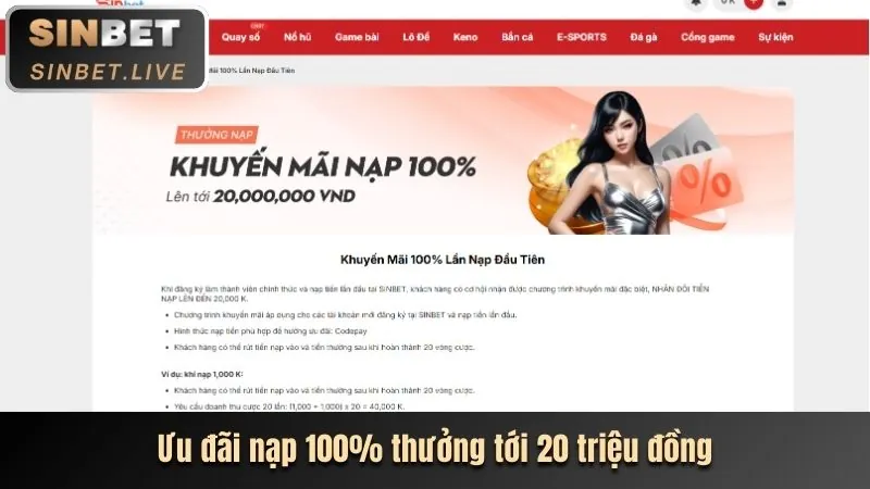 Khuyến mãi hấp dẫn tại rg88